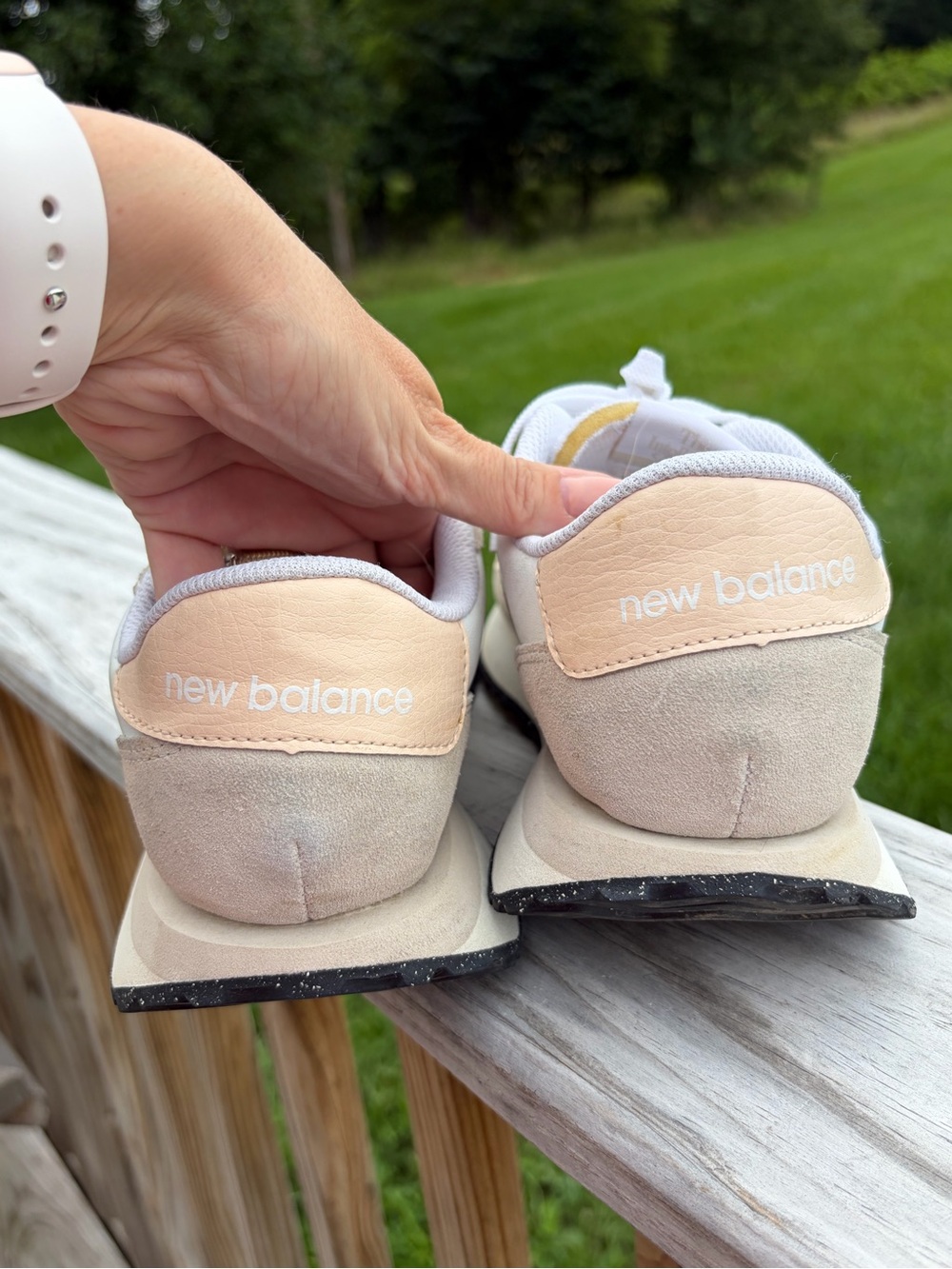 New Balance 237 sneakers Womens WS237RA 8.5 Neutral Pink Beige Comfort - Picture 4 of 9